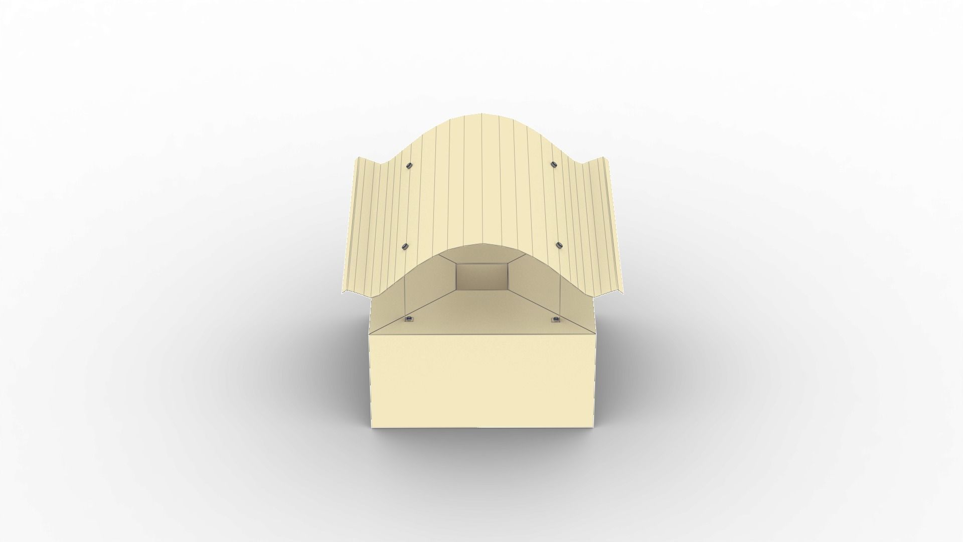 Roof Vent Set 01 Low-poly 3D model_9