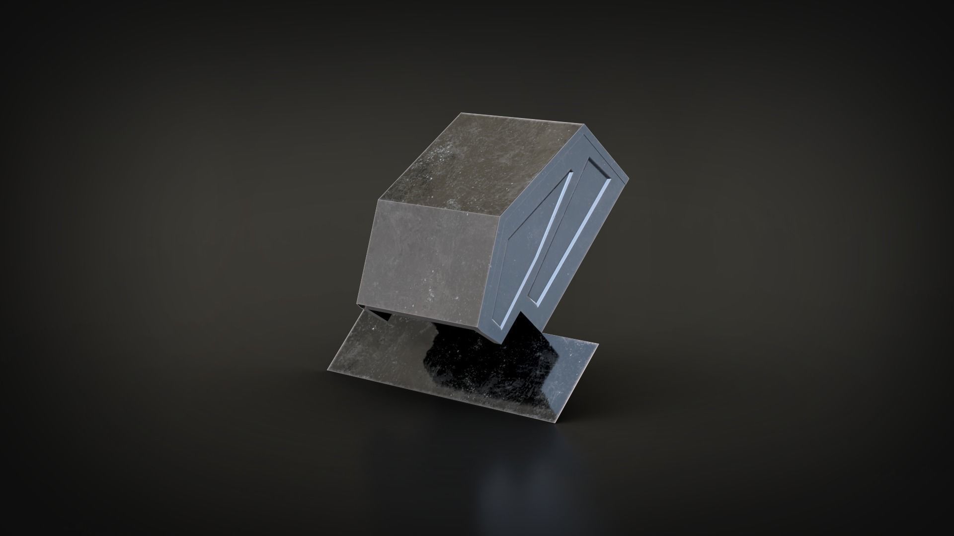 Roof Vent Set 01 Low-poly 3D model_28