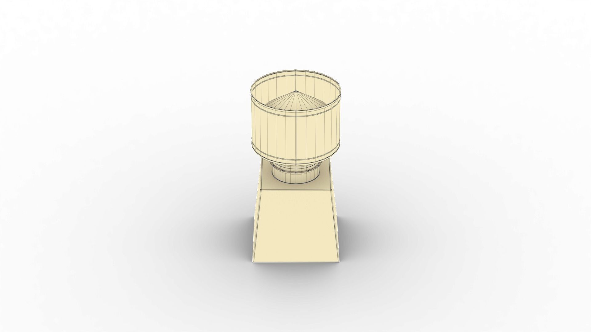 Roof Vent Set 01 Low-poly 3D model_17