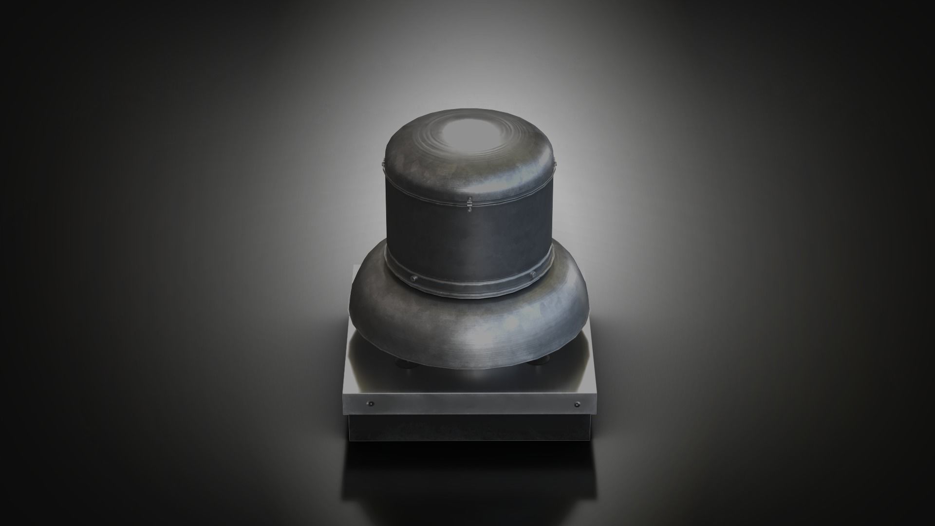 Roof Vent Set 01 Low-poly 3D model_42