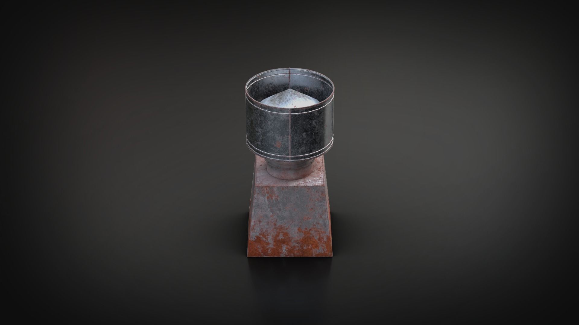 Roof Vent Set 01 Low-poly 3D model_16