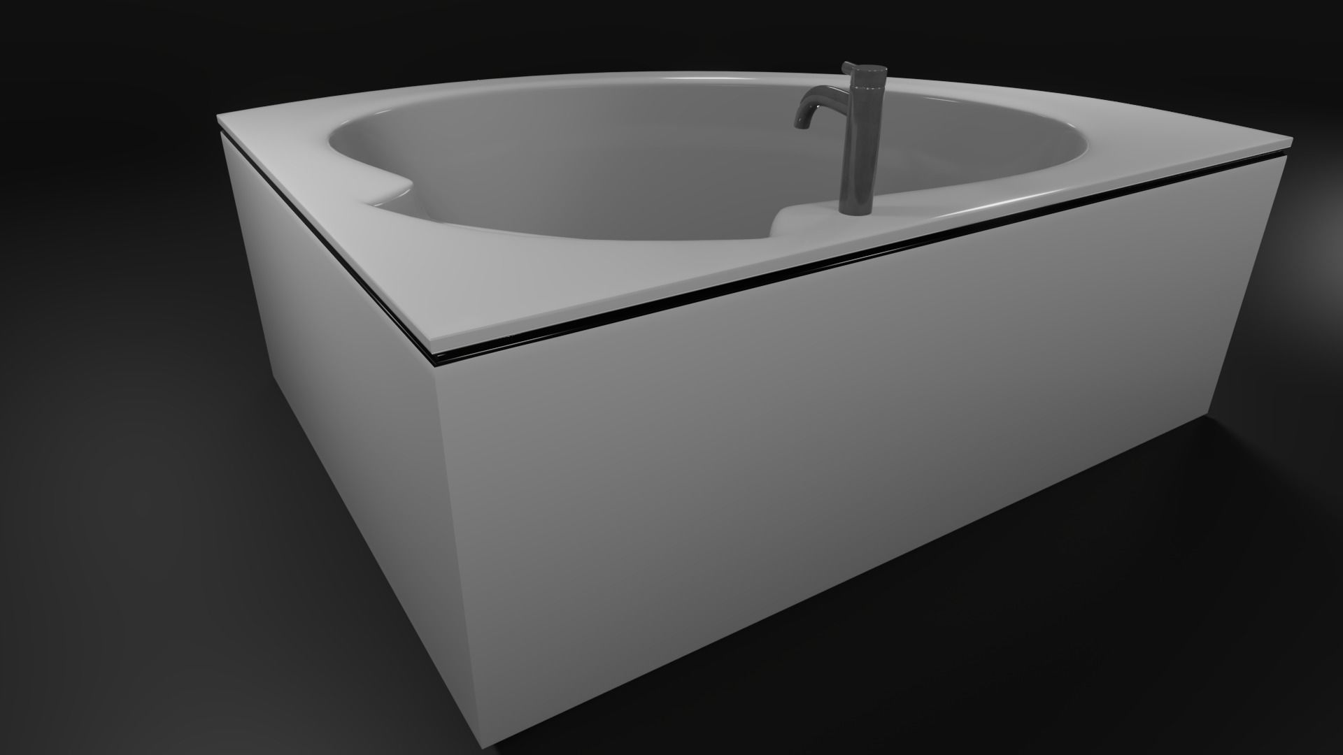 2 Luxury Jacuzzi Low-poly 3D model_17