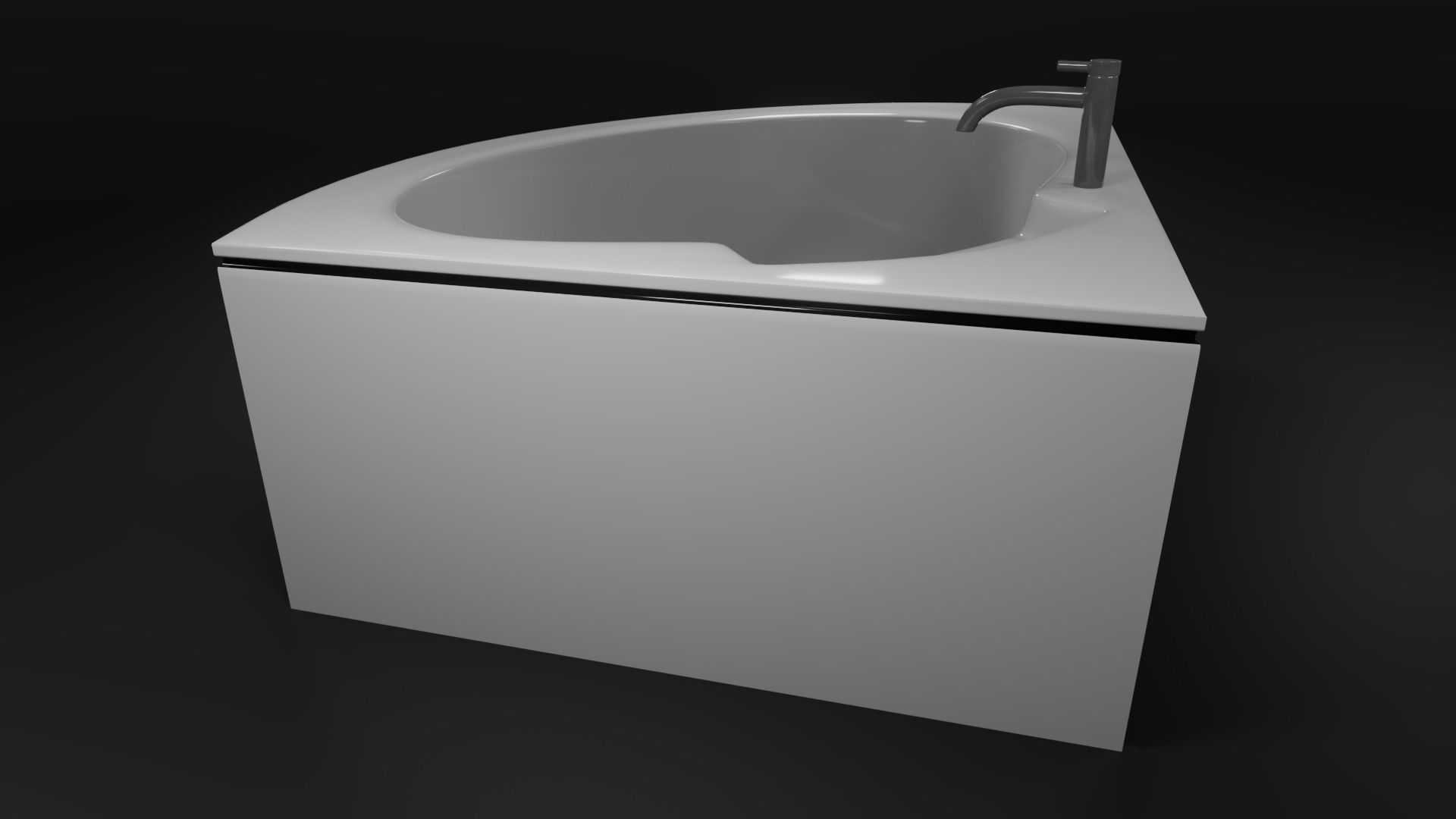 2 Luxury Jacuzzi Low-poly 3D model_16