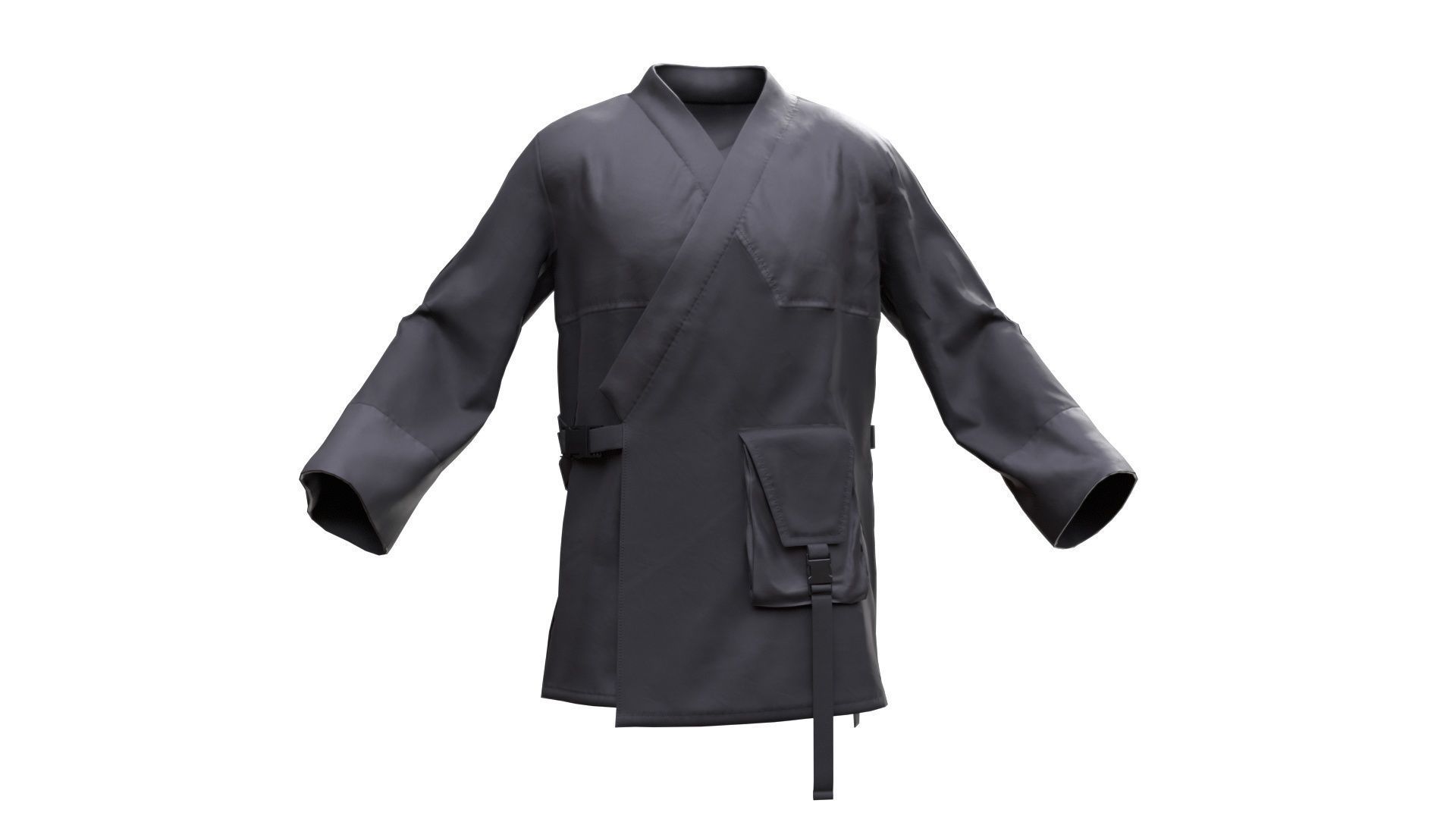 Jacket Low-poly 3D model_5