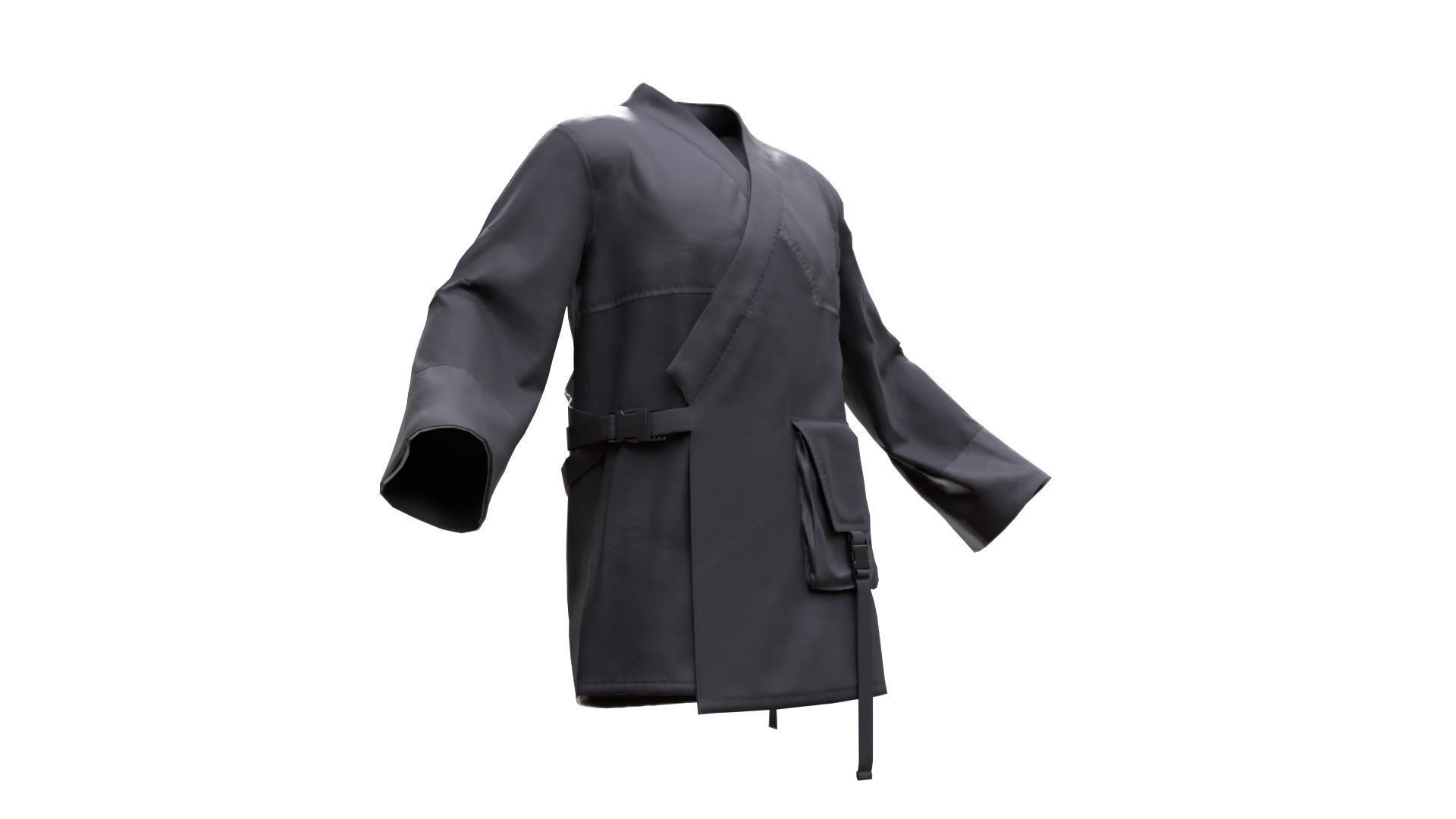 Jacket Low-poly 3D model_2