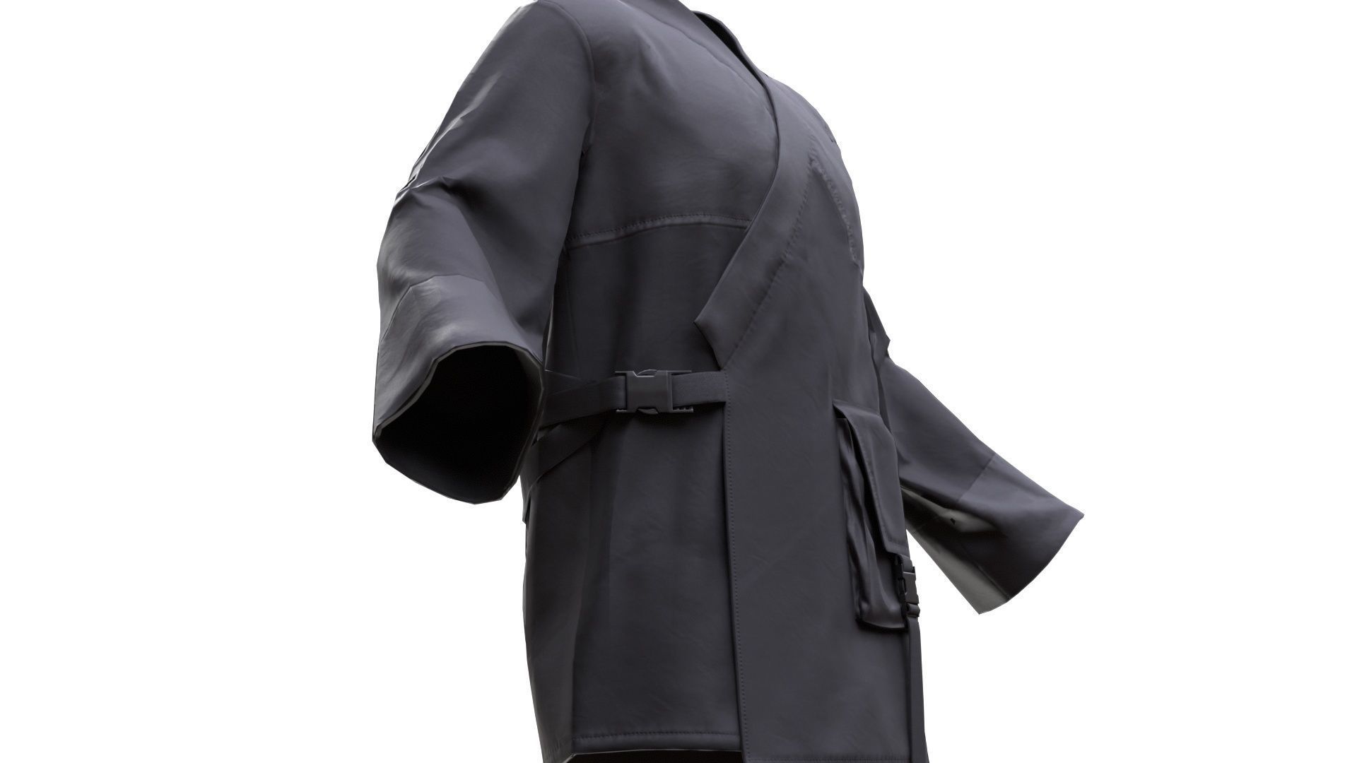 Jacket Low-poly 3D model_8