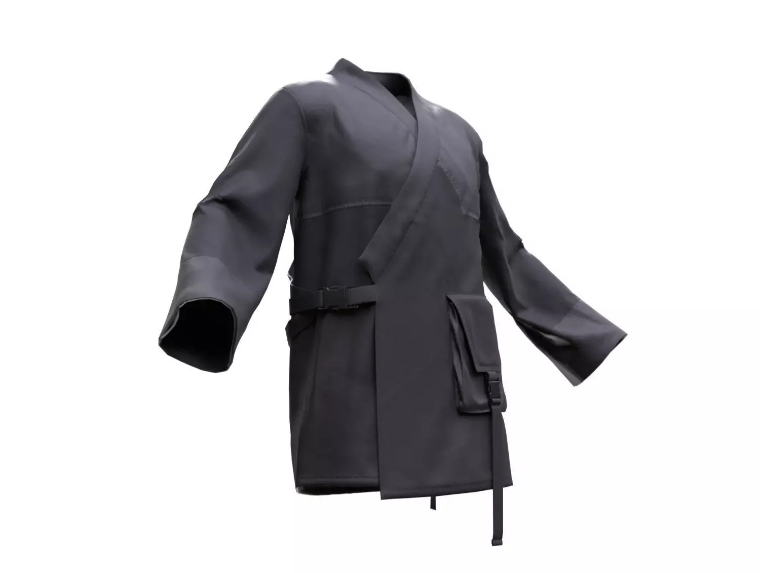 Jacket Low-poly 3D model_0
