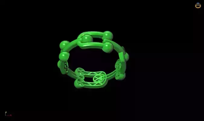 woman Ring 3D print model