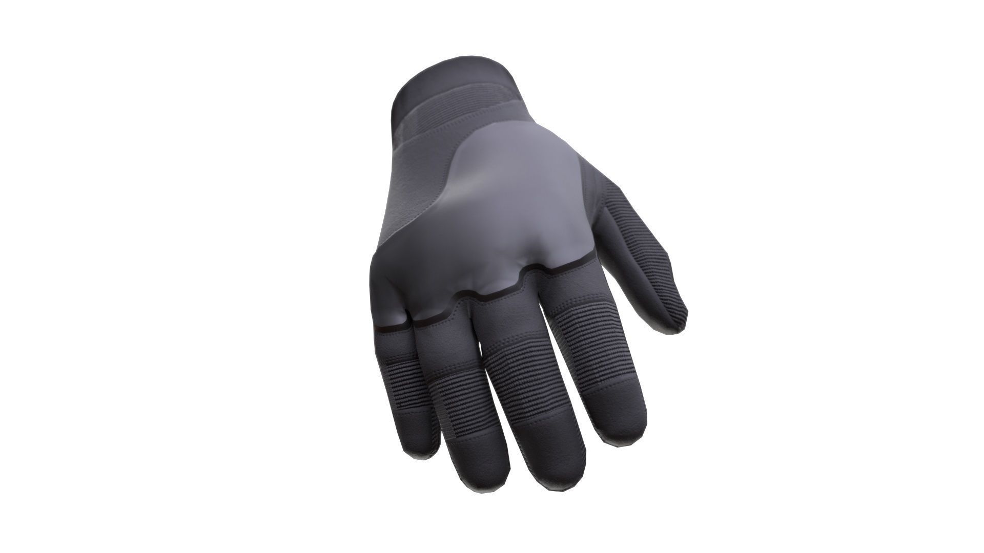 Gloves Low-poly 3D model_2