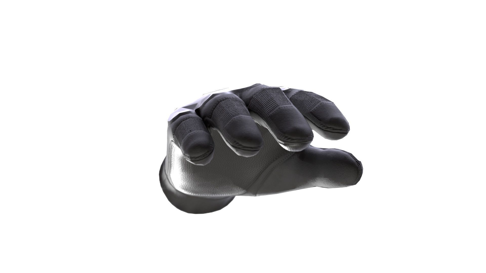 Gloves Low-poly 3D model_7
