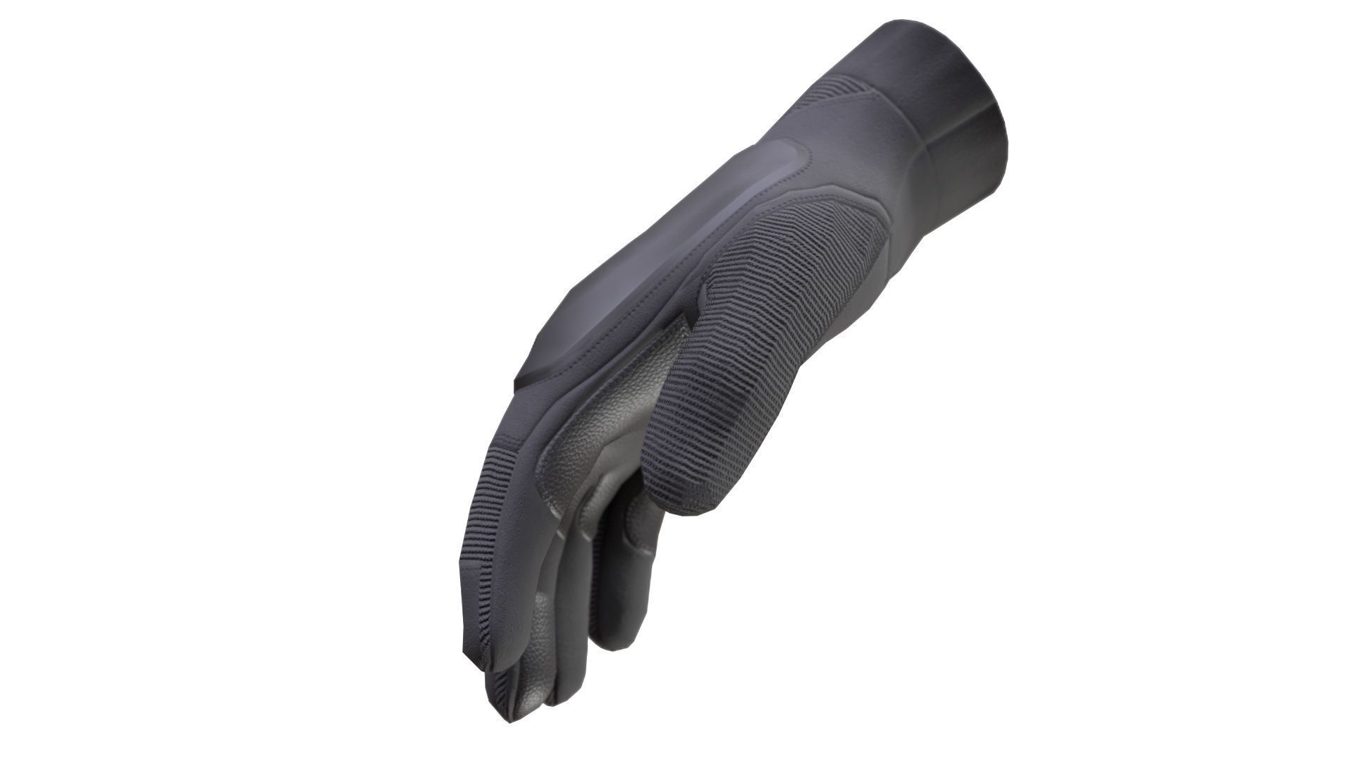 Gloves Low-poly 3D model_6