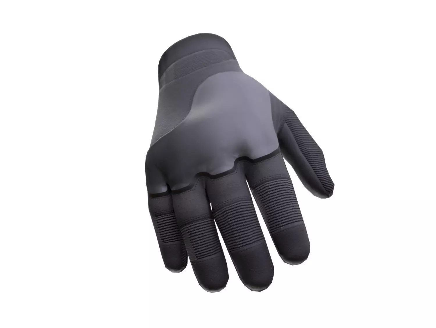 Gloves Low-poly 3D model_0