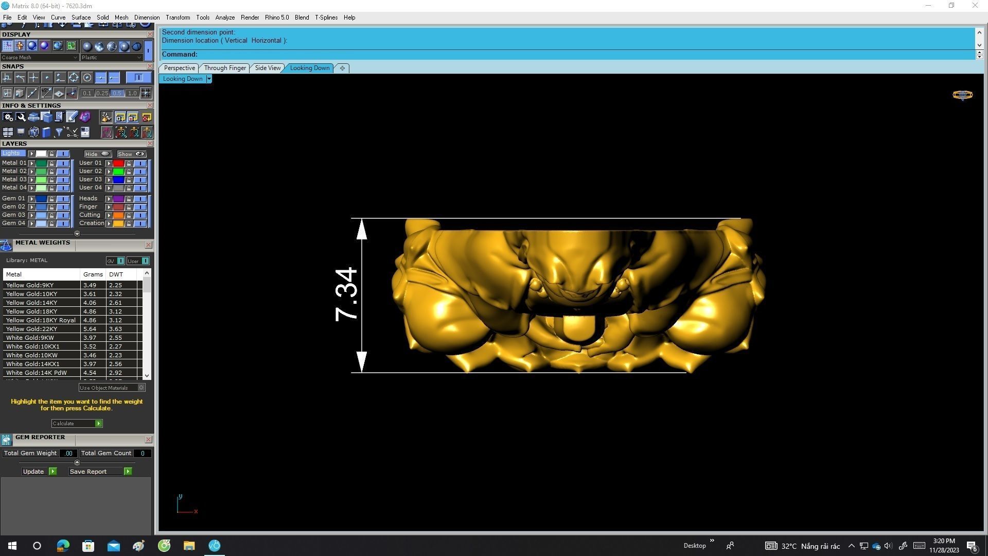 Hollow Buddha Pendant 7620A 3D print model_5