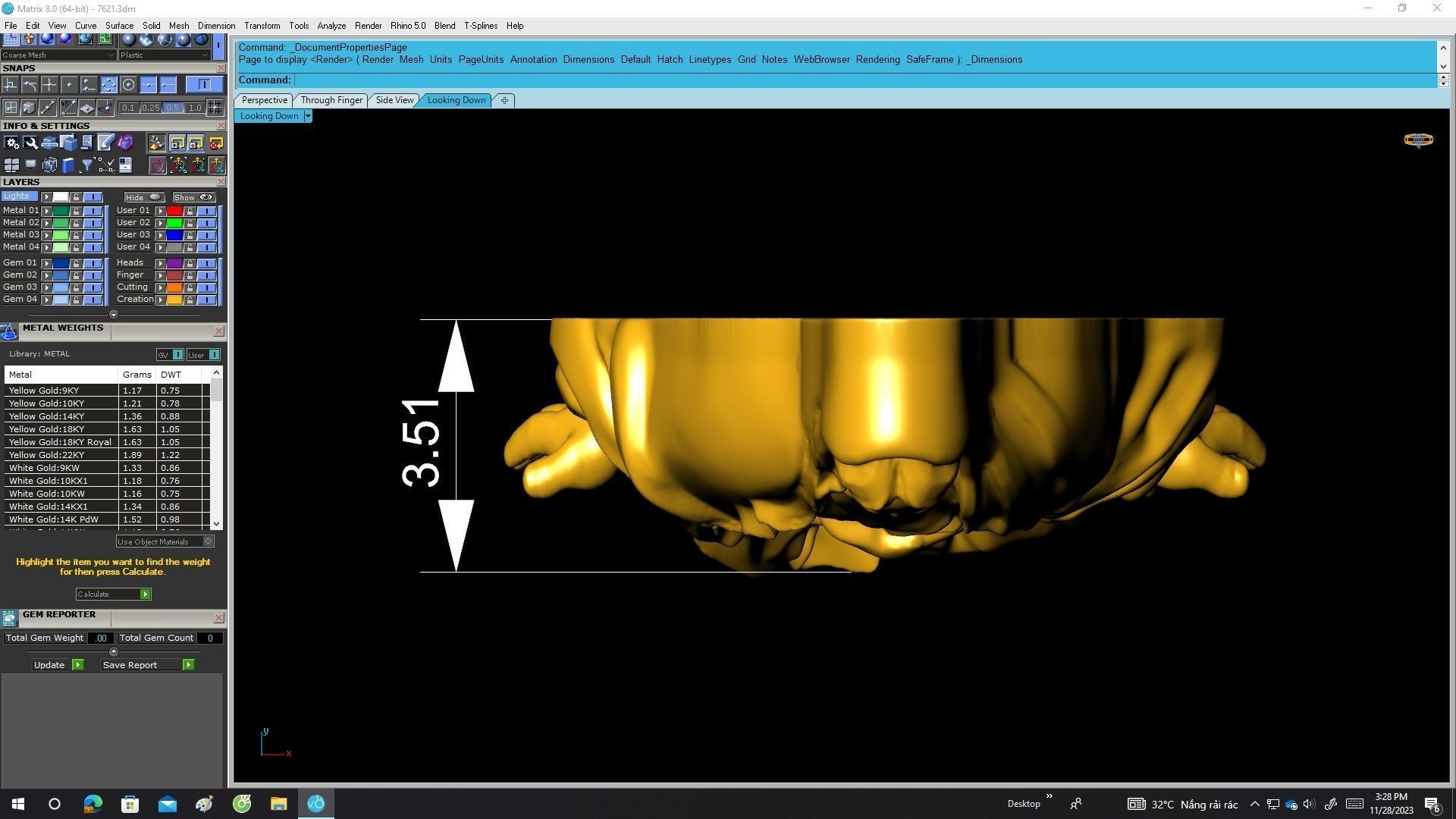 Virgin Mary Pendant Luxury Religious Jewelry 7621A 3D print model_5