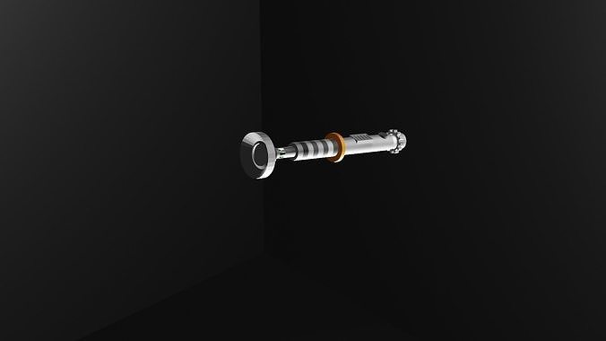 lightsaber 3D model color  Low-poly 3D model