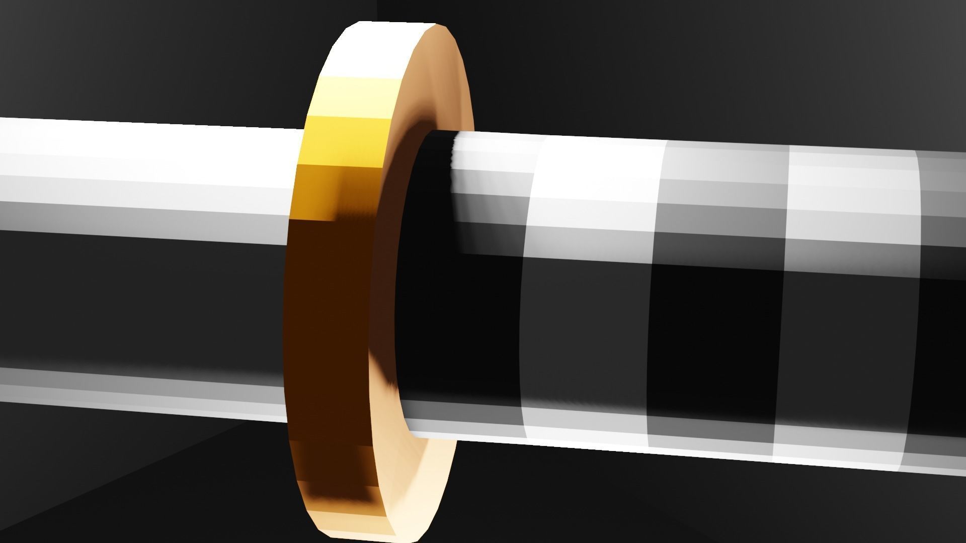 lightsaber 3D model color  Low-poly 3D model_5