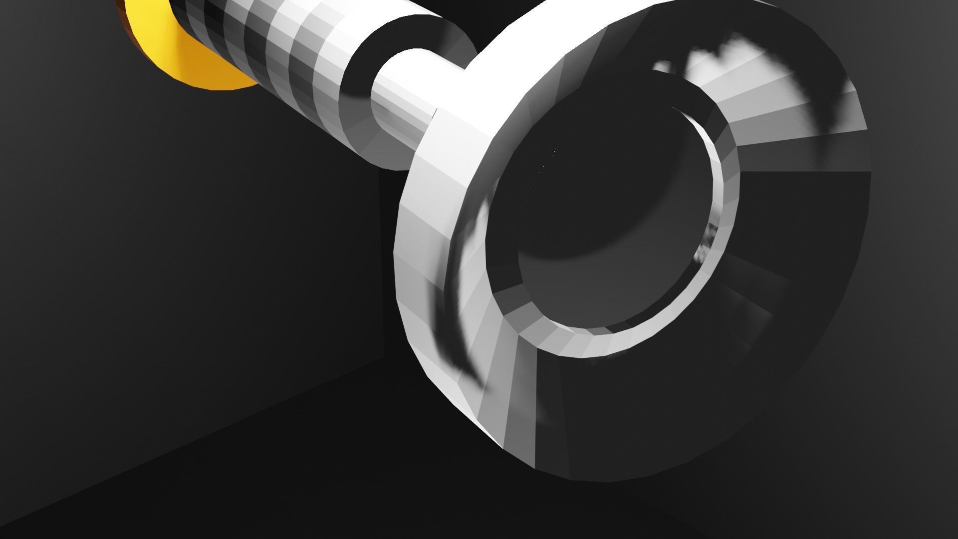 lightsaber 3D model color  Low-poly 3D model_4