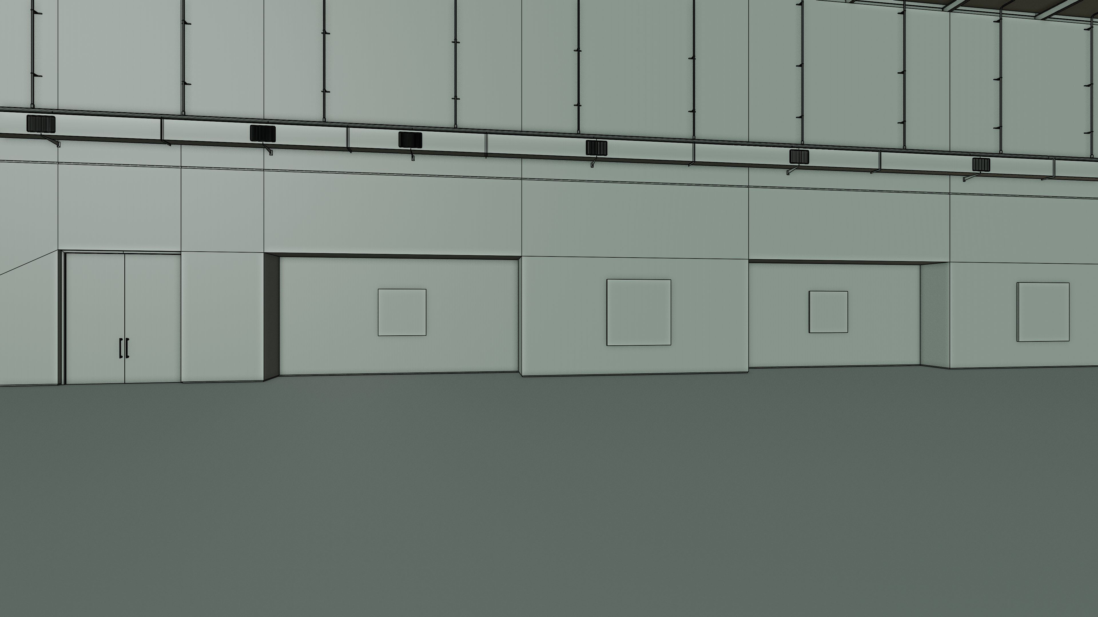 Art Museum Gallery Interior 45 Low-poly 3D model_18