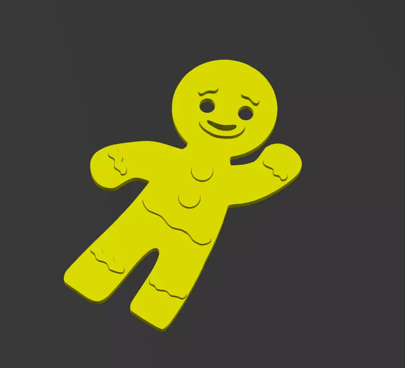 Gingerbread  3D print model_0