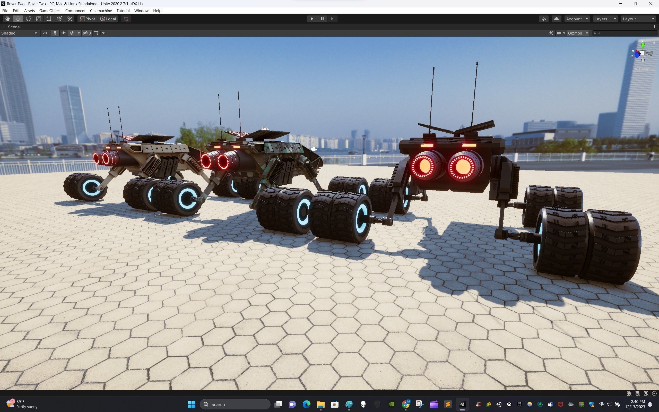 Rover Two Low-poly 3D model_17
