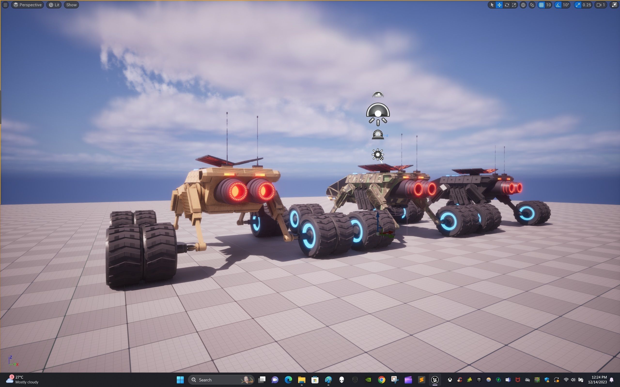Rover Two Low-poly 3D model_30