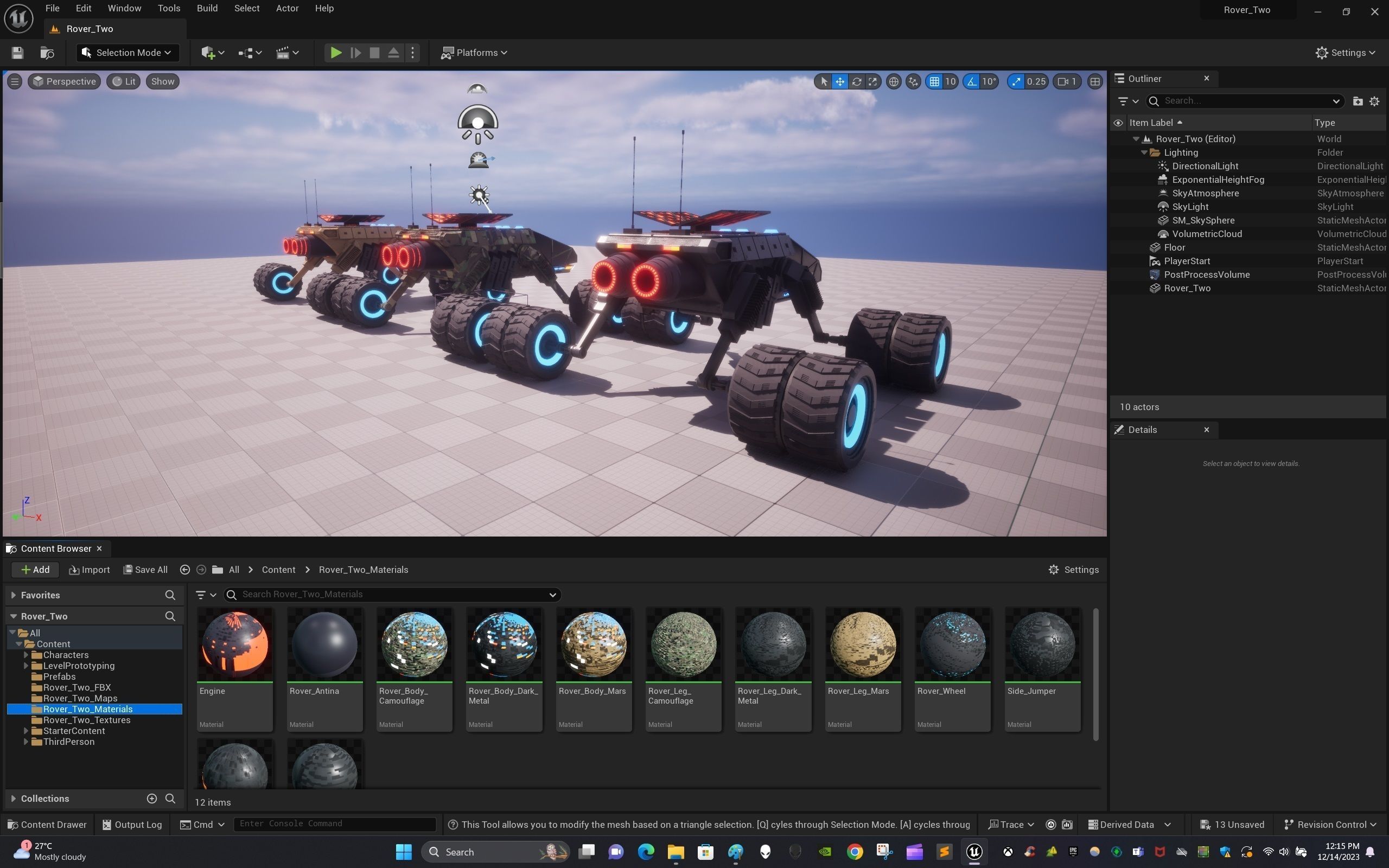 Rover Two Low-poly 3D model_24