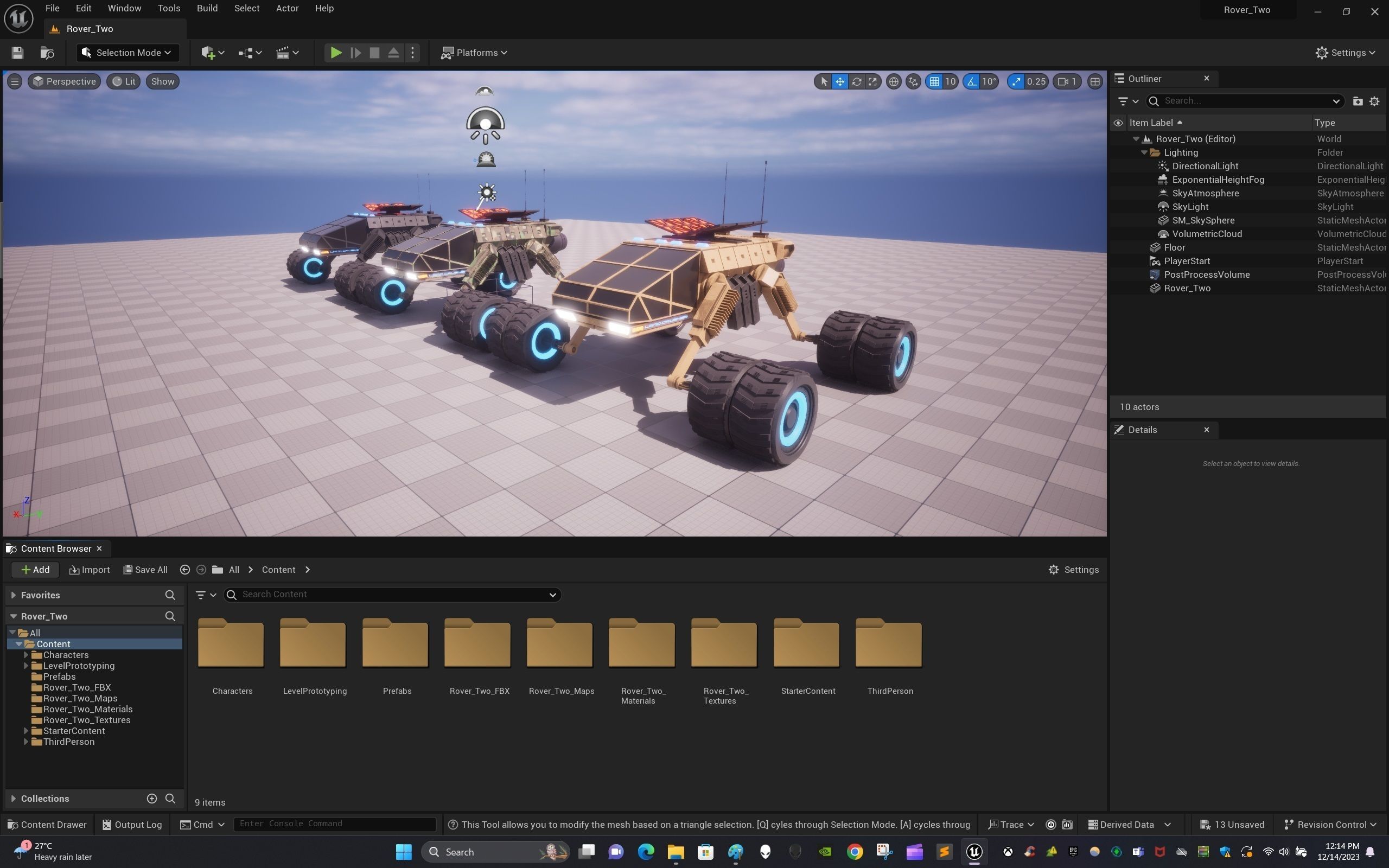 Rover Two Low-poly 3D model_22