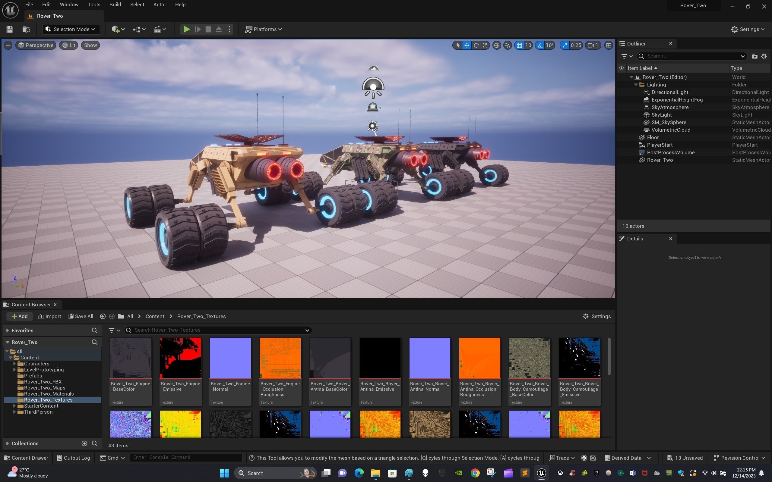 Rover Two Low-poly 3D model_23