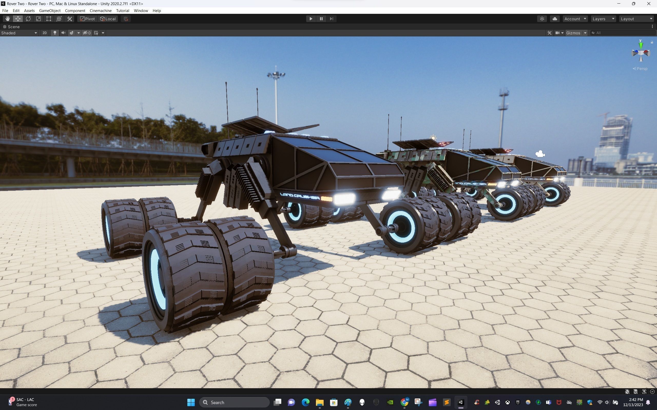 Rover Two Low-poly 3D model_19