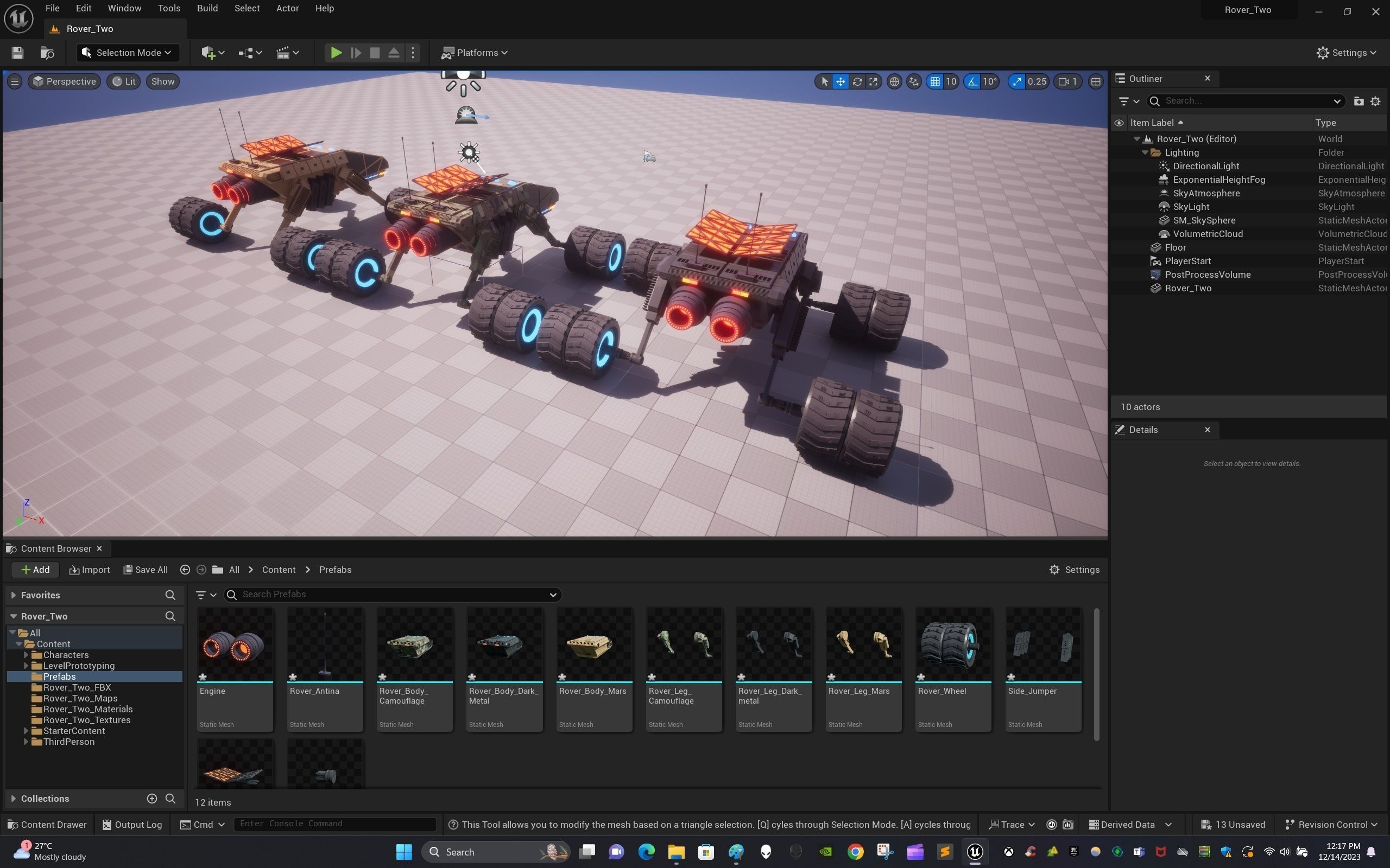 Rover Two Low-poly 3D model_25