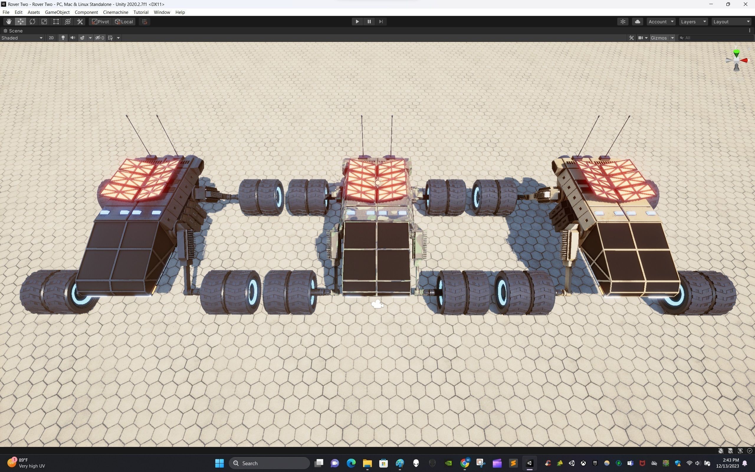 Rover Two Low-poly 3D model_20