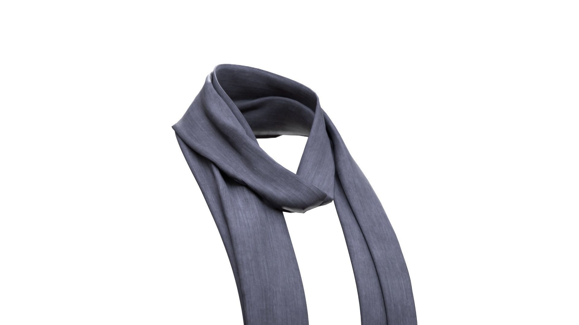 Scarf Low-poly 3D model_7