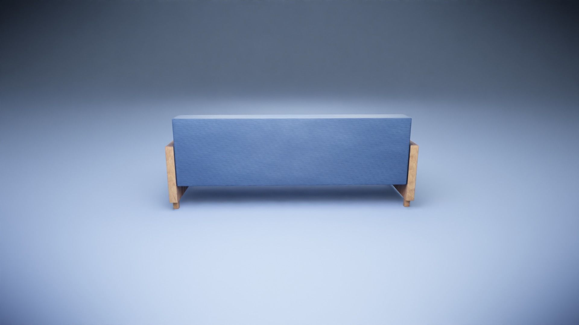 Sofa Old Low-poly 3D model_3