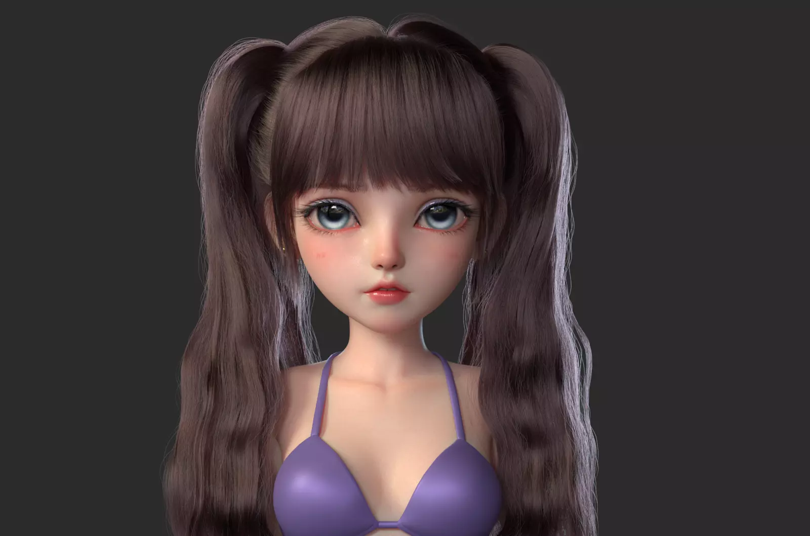Lolita is beautiful and cute 3D model