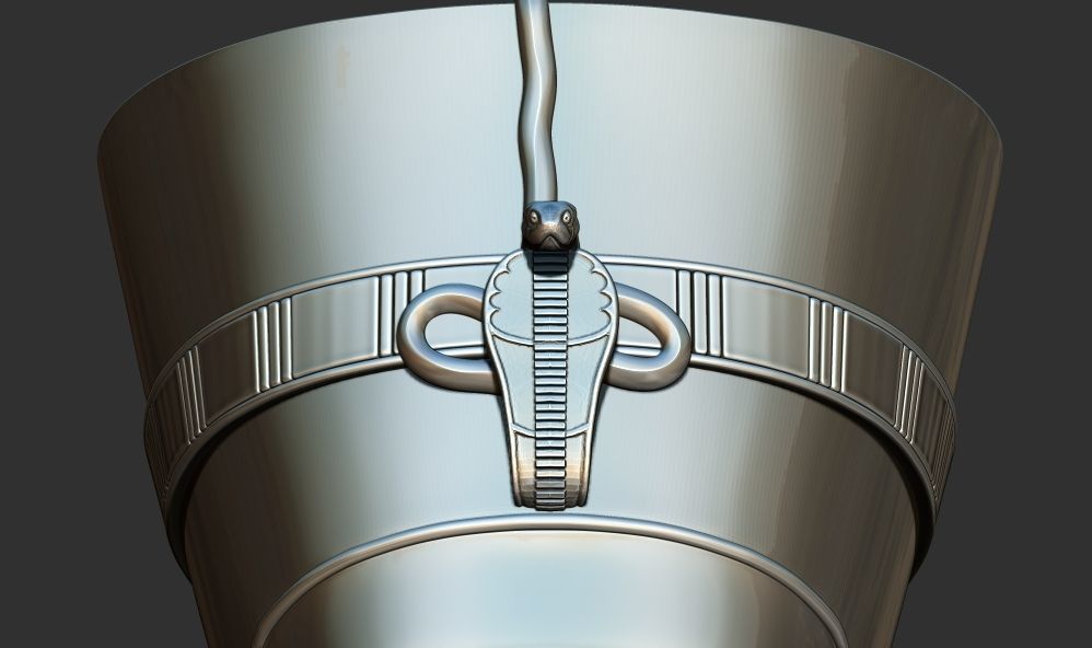 Bust of Nefertiti 3D Restored printable model 3D print model_5