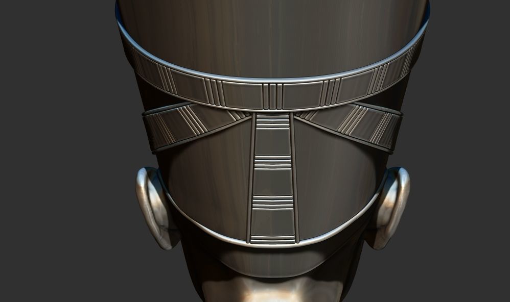 Bust of Nefertiti 3D Restored printable model 3D print model_2