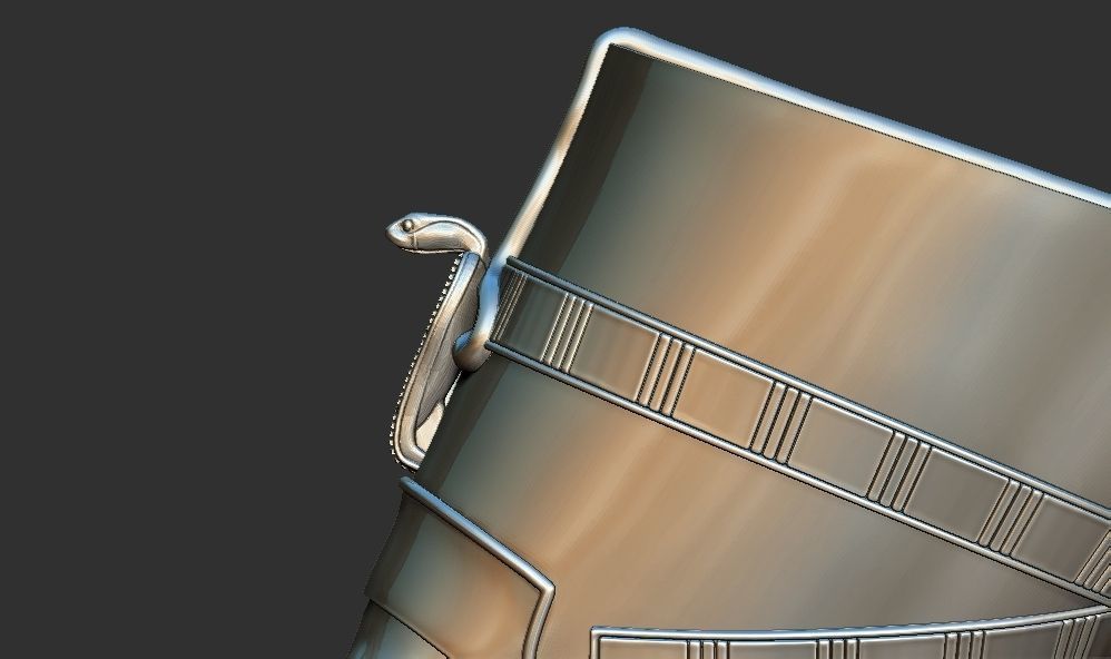 Bust of Nefertiti 3D Restored printable model 3D print model_10