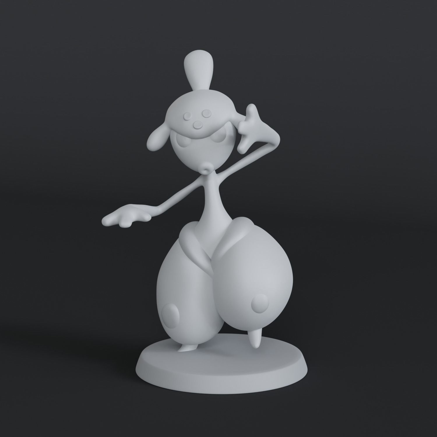 Medicham from Pokemon 3D print model_1