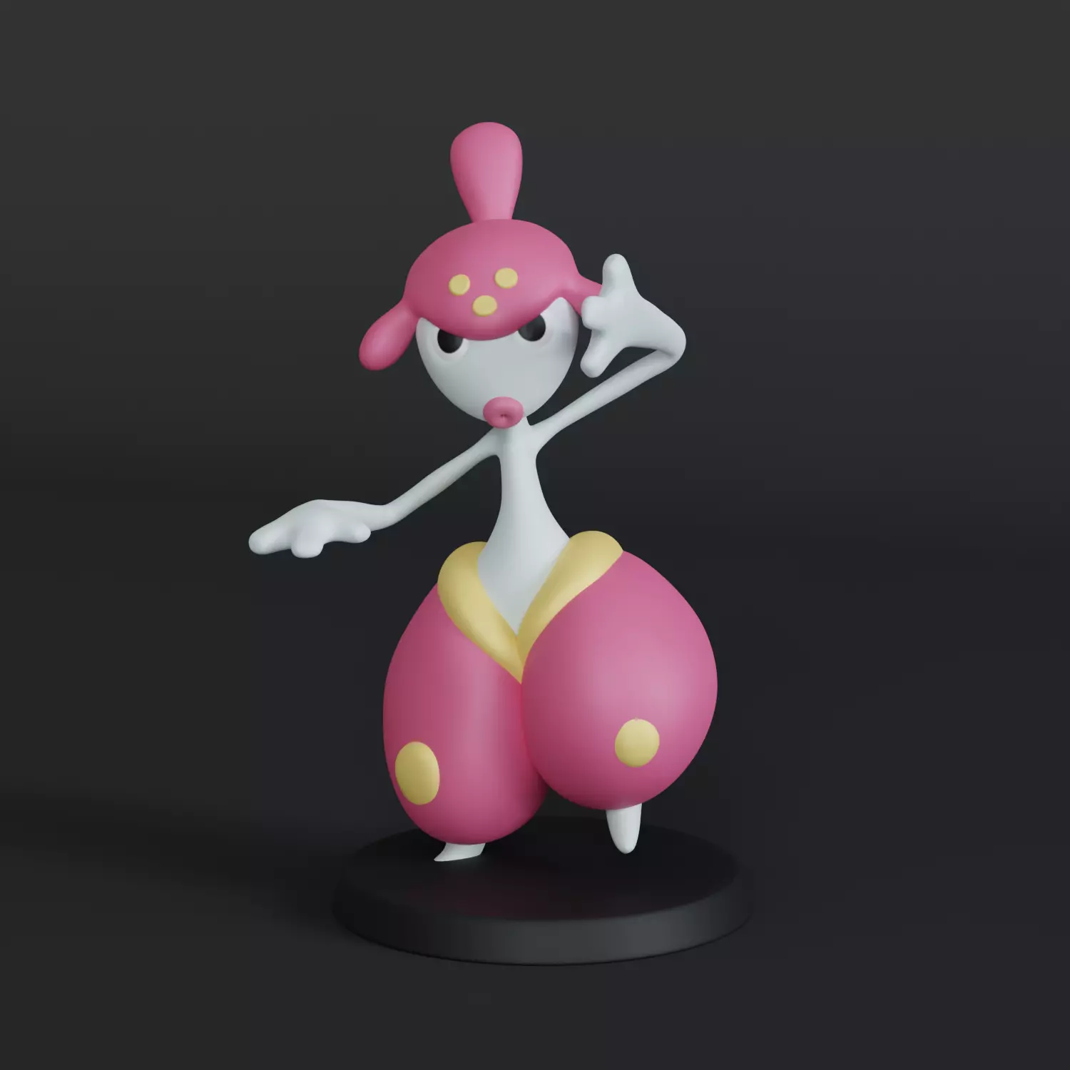 Medicham from Pokemon 3D print model_0