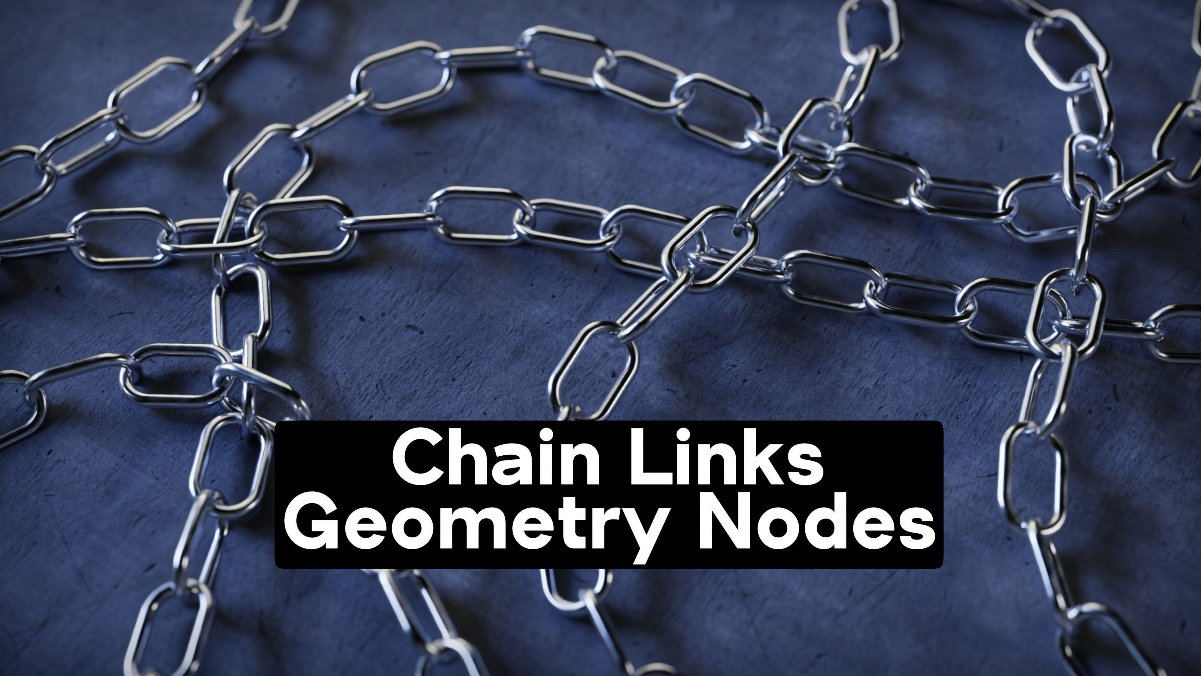 Customizable Chain Links - Geometry Nodes - Blender 3D model_12