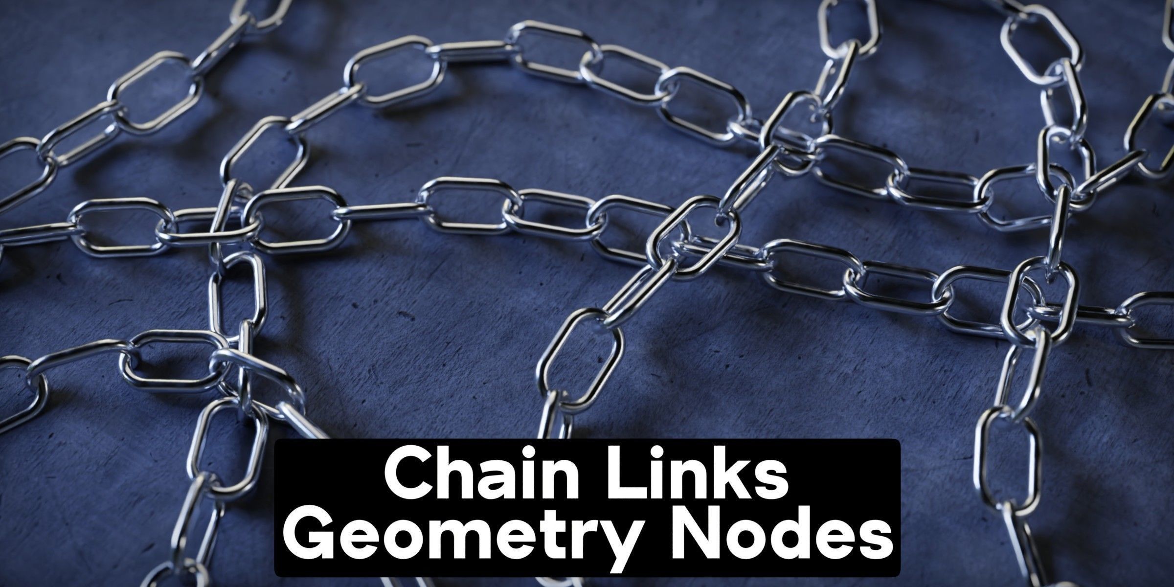Customizable Chain Links - Geometry Nodes - Blender 3D model_14