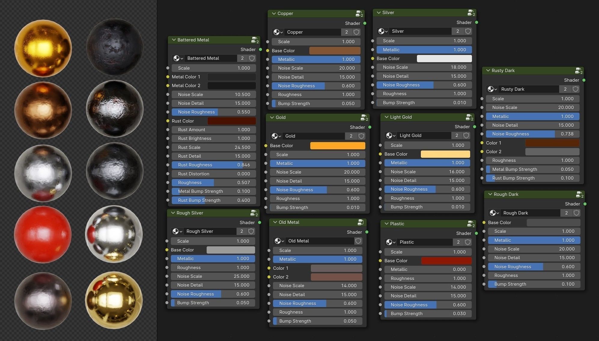 Customizable Chain Links - Geometry Nodes - Blender 3D model_5