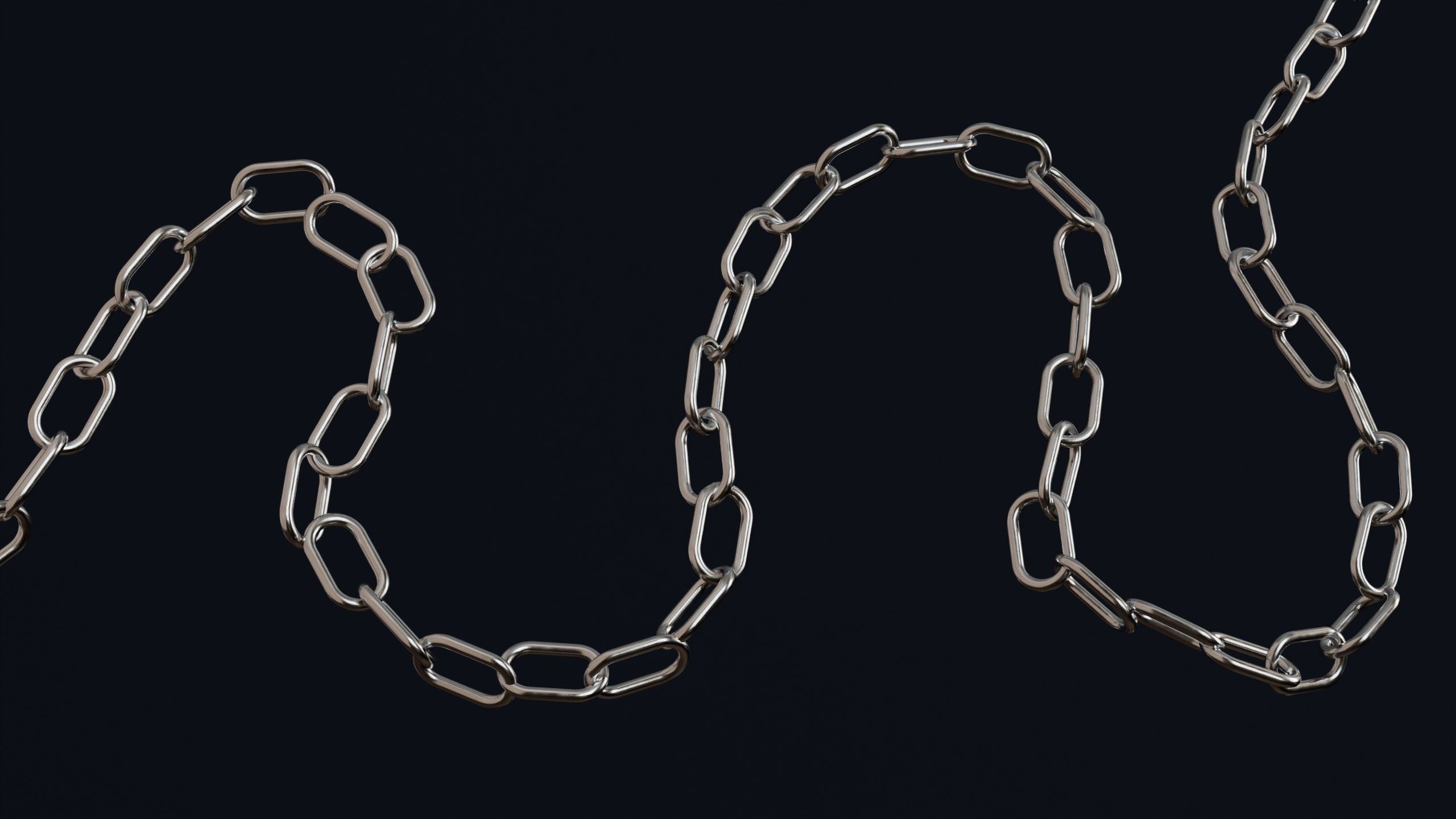 Customizable Chain Links - Geometry Nodes - Blender 3D model_8