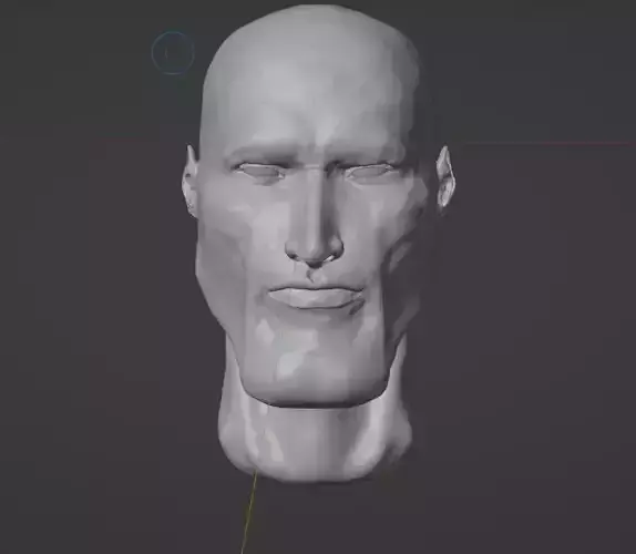 3d of caricature of man  