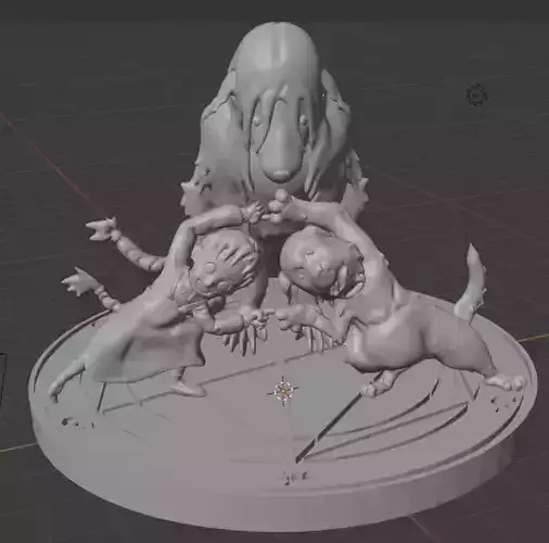 Fusion Dance - Alexander and Nina with Chimera 3D print model