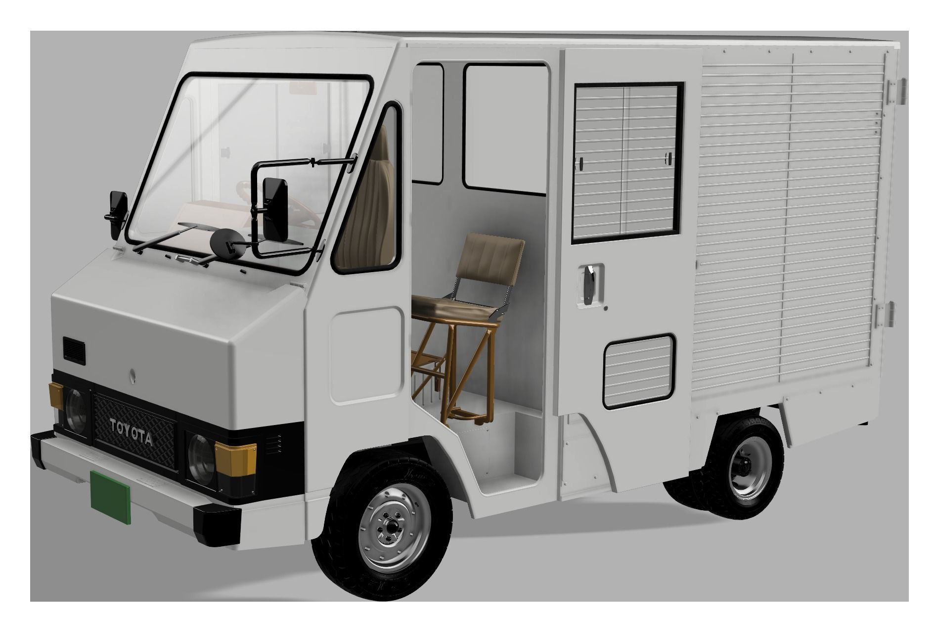 TOYOTA QUICK DELIVERY 3D print model_3