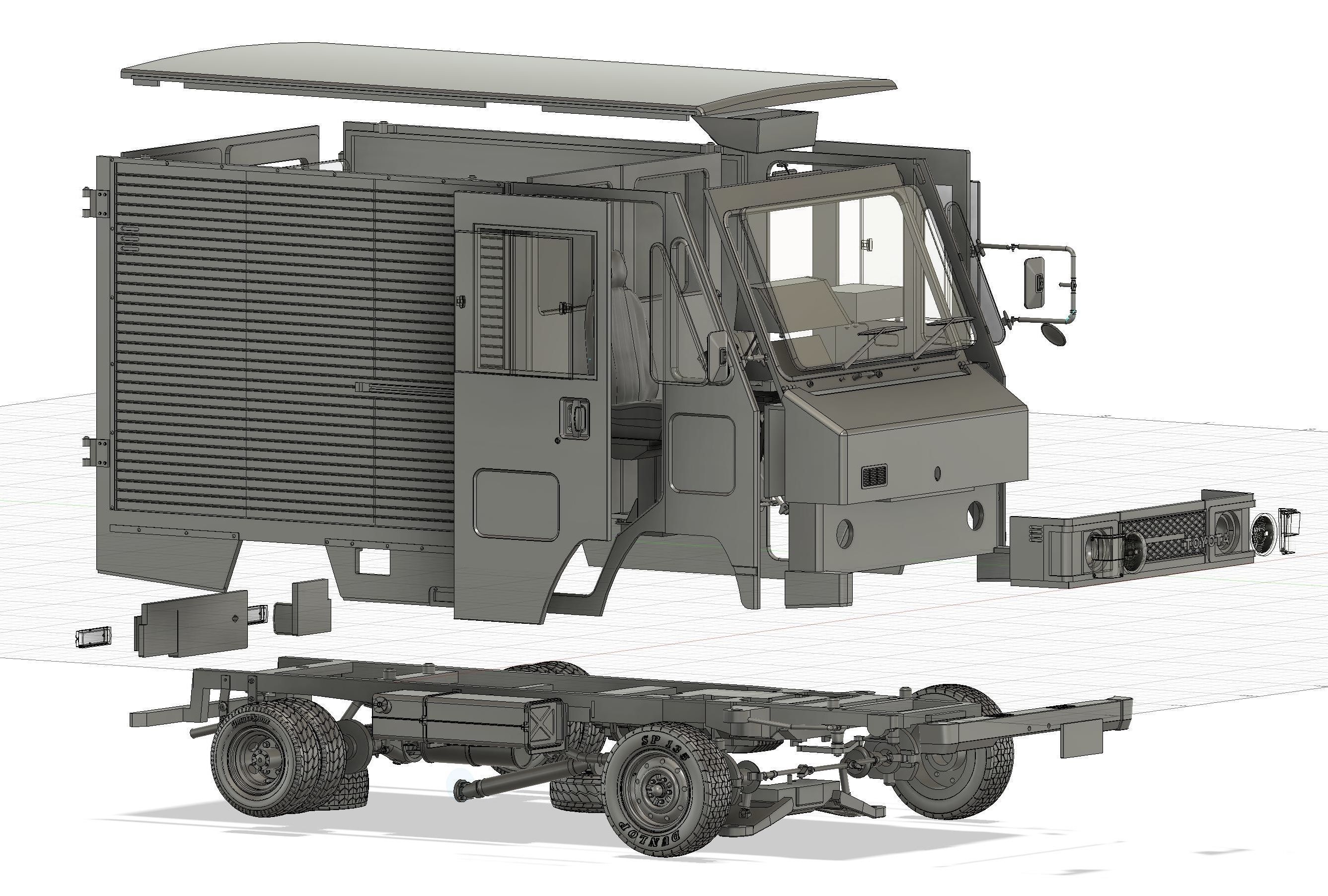 TOYOTA QUICK DELIVERY 3D print model_6