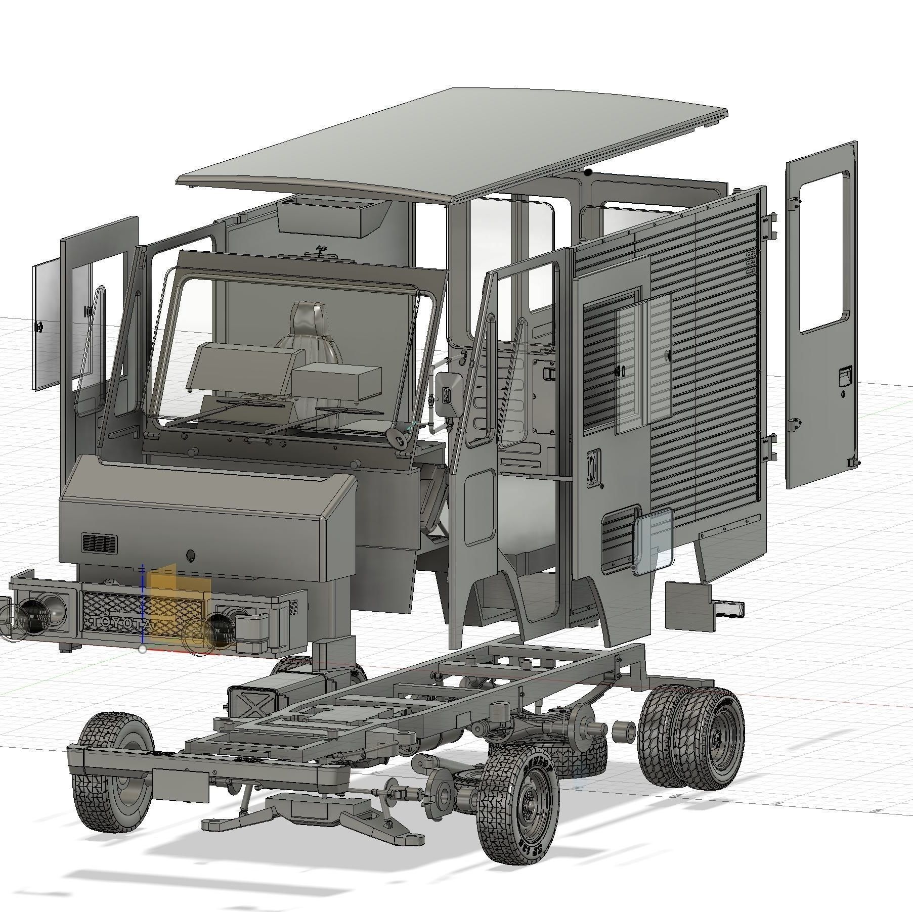 TOYOTA QUICK DELIVERY 3D print model_5