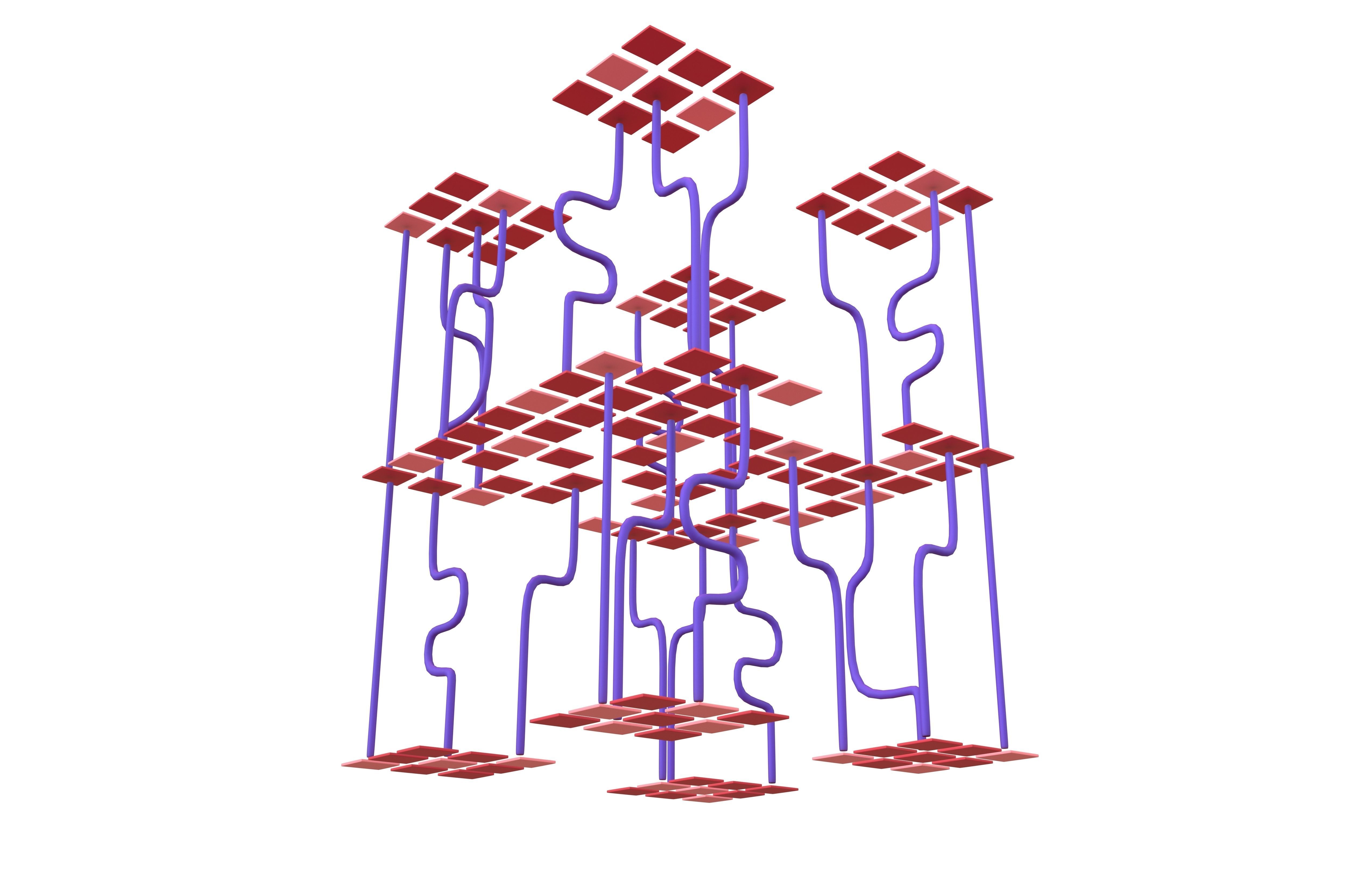 AI Generative Network Icon v1 002 Low-poly 3D model_3