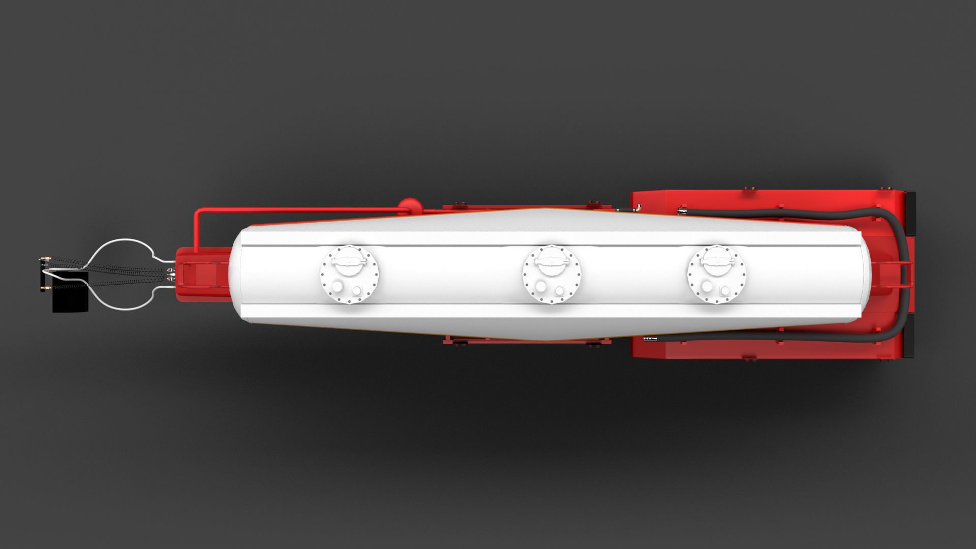 Isuzu GXZ360 Bulk Cement Trailer 3D model 3D model_13